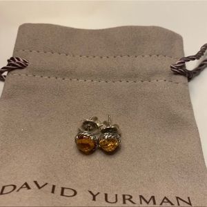 David yurman chatelaine earrings with citrine